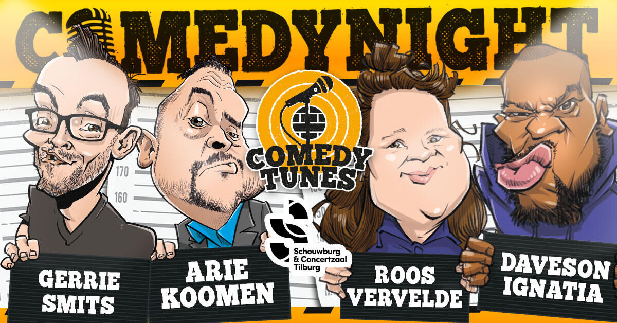 Comedynight in de studio