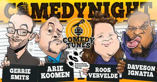 Comedynight in de studio