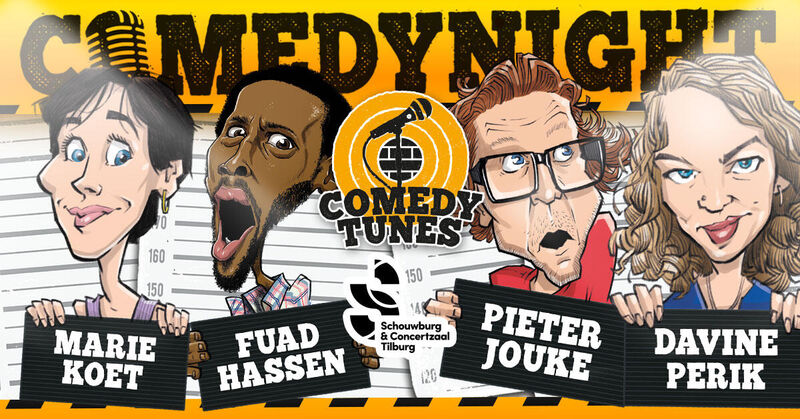 Comedynight in de studio