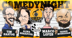Comedynight in de studio