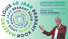 Affiche voor het Jubileumconcert van het Brabant Koor Maestro, ter gelegenheid van het 40-jarig bestaan.