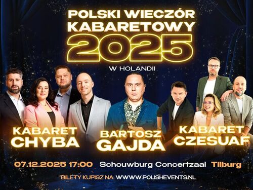 Polski Wieczór Kabaretowy 2025 w Holandii